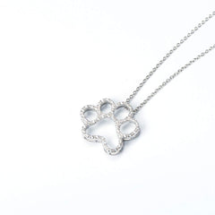 ONEFINITY dije huella de perro en plata 925, detalle elegante para mascotas.
