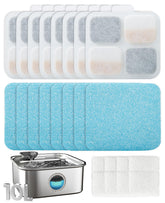 Oneisall 8juegos-filtros PW07SAU 10L: mantiene agua fresca para mascotas.