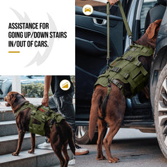 ONETIGRIS arnés lift perro trasero, correas ajustables para mayor seguridad al caminar.