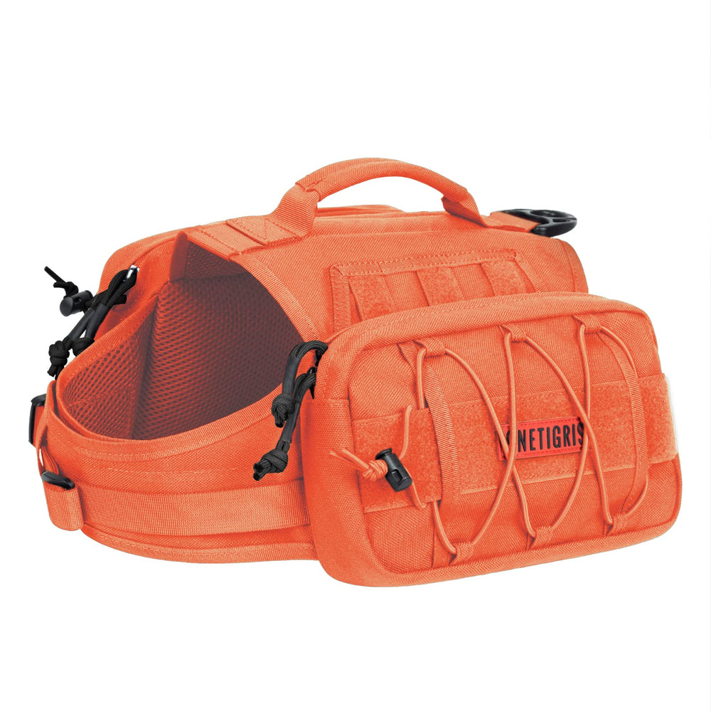 OneTigris Mochila para perro Mammoth en material sintético resistente para salidas largas