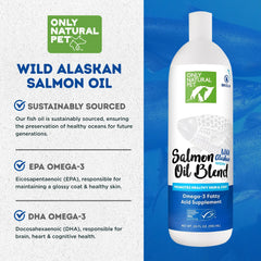 Only Natural Pet aceite salmon wild-alaskan dosificador: uso fácil para incorporar en la comida