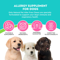 AllerFree apoyo suave para inmunidad y respiración del perro
