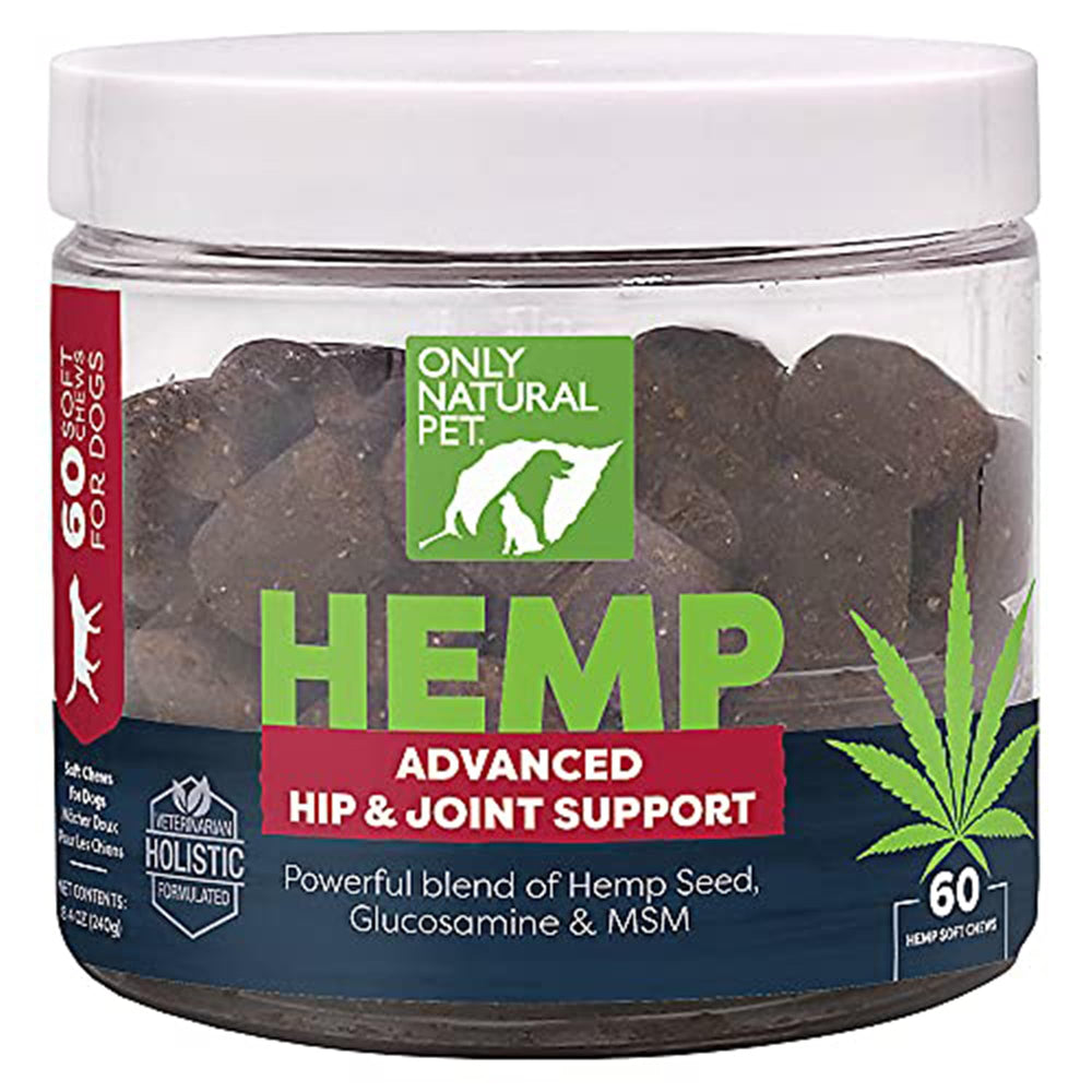 Only Natural Pet Hemp Advanced Mobility masticables: mejor movilidad y comodidad diaria para tu perro.