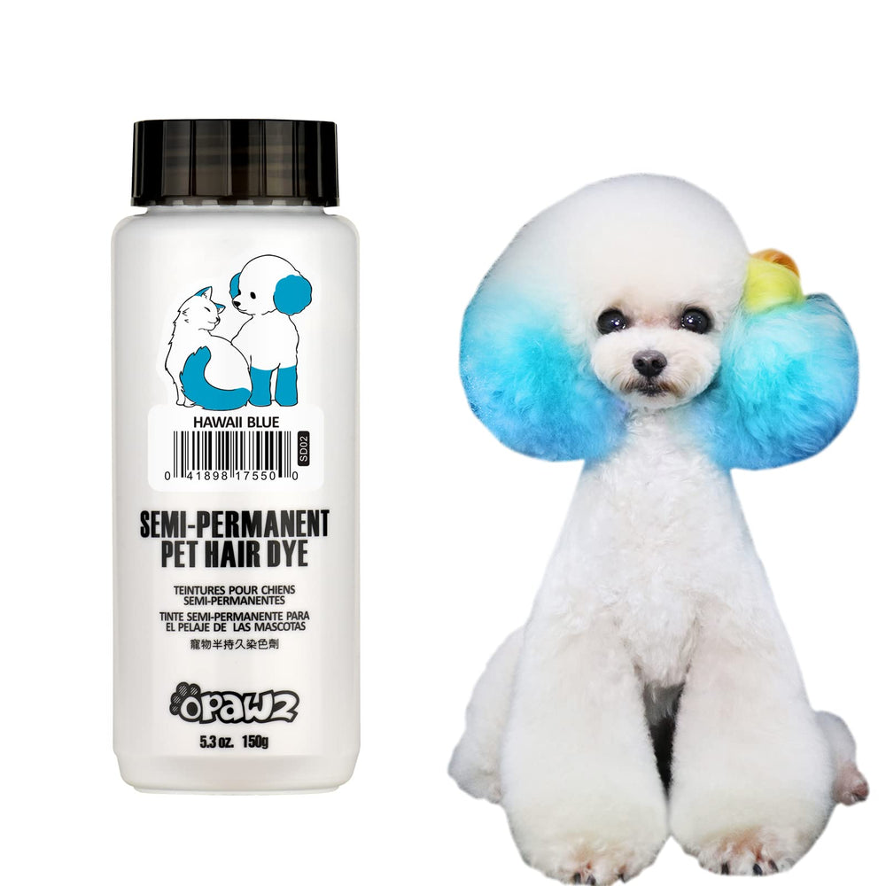 OPAWZ Hawaii Blue: aplicación rápida para realzar el pelaje de tu perro.