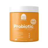 Open Farm envase vista: masticables probióticos para apoyar la digestión del perro.
