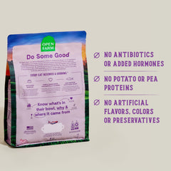 Open Farm Goodbowl ingredientes simples con proteína animal para una dieta equilibrada.