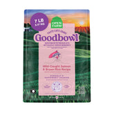 Open Farm Goodbowl con salmón salvaje y arroz moreno, proteína de alta calidad para gatos.