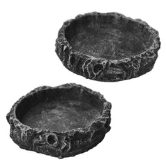 OperSeven bandeja agua para reptiles, acceso cómodo al agua.