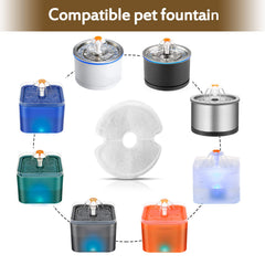 Conjunto Opeth de 12 filtros para fuente de gatos mantiene agua fresca