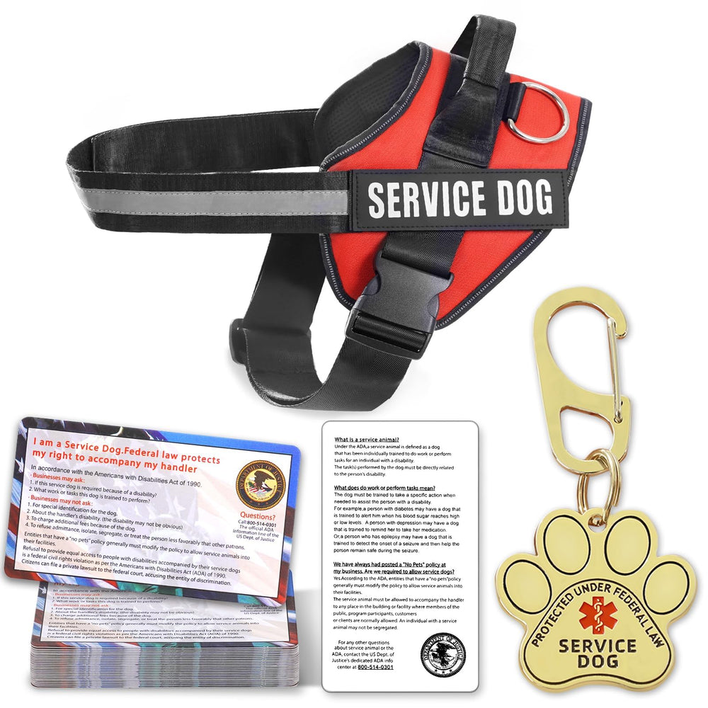 Opstin arnés servicio perro: ajuste cómodo para paseos diarios.