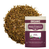 Organic Positively Tea Company té catnip - hojas sueltas con aroma suave para infusión relajante.