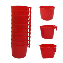 ORIBUKI presenta tazas-jaula aves cuenco semillas 8oz, ideal para alimentar de forma estable.
