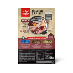 ORIJEN Amazing Grains dieta con presa completa de pavo y pollo para nutrición equilibrada