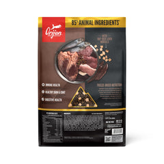 ORIJEN Wild Reserve primeros cinco ingredientes proteicos frescos, nutrición de alta calidad para perros