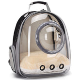 ORIZZP Mochila para gato con ventana burbuja transparente para observar durante el viaje.