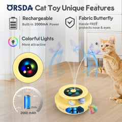 ORSDA Gato Juguete Bolas de Pista: juego seguro para las uñas