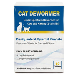 OthoKing tabletas desparasitantes para gatos, control de gusanos intestinales.