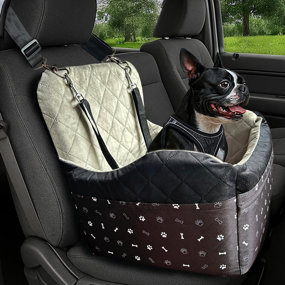 OtterPets asiento para perro pequeño con espuma de memoria ofrece confort y visibilidad.