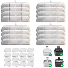 OUPUSES filtros Downy Paws: conjunto de 16 filtros para agua limpia.