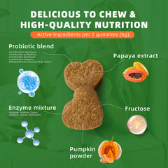 OurCares masticables tras cambios de dieta, apoyo estable de rutina.