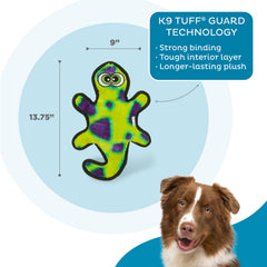 Outward Hound Durablez Gecko, sin relleno para jugar sin desorden y limpieza fácil.