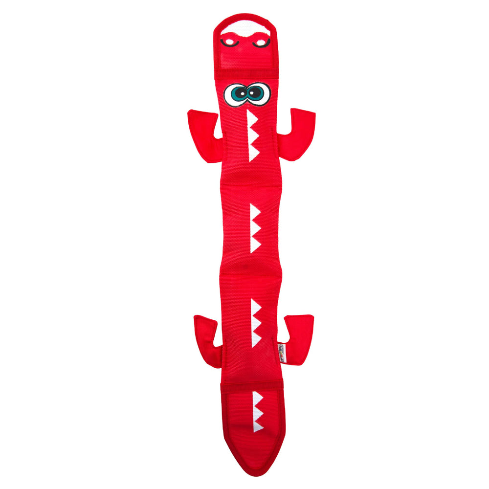 Outward Hound Fire Biterz dragón, juguete peluche resistente para juego y mordidas suaves.