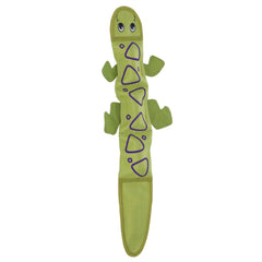 Outward Hound Fire Biterz lagarto verde, juguete interactivo con manguera para perros.