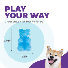 Outward Hound Gummiez zonas-texturizadas: secciones para masticar y limpiar dientes.