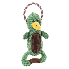 Outward Hound Scrunch Bunch Patito: peluche interactivo con chirridos para perros