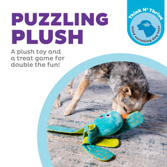 Outward Hound Silly Legz: juguete interactivo con bolsillos ocultos para golosinas.