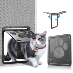 Ownpets puerta mosquitera magnética 8x10 pulgadas, cierre suave para mascotas pequeñas.
