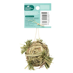 Oxbow Enriched Life Crazy Hay Ball, para conejos, promueve actividad física y forraje.