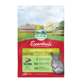 Oxbow Essentials Chinchilla: pellets uniformes para ingesta constante y balanceada.