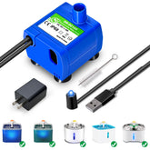 OYES DR-DC160 con LED: indicator visual para monitorizar el flujo de agua en la fuente de gatos.
