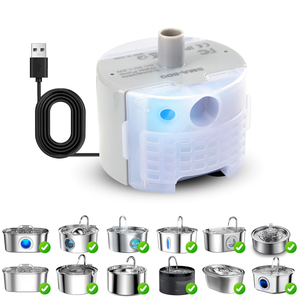 Pompe SMA-800 d'OYES, base immergée, remplacement direct avec débit constant.