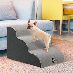OYLZ Escalones para perro junto a la cama, ideales para mascotas mayores.