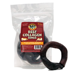 Pack Approved anillos de colágeno de res 3-5 pulgadas, masticación duradera para perros.