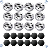 Conjunto de 12 potes de olfato para perros con imanes, ideal para recompensas.