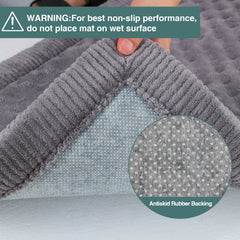 Pagged tejido microfibra suave para mascotas gris, comodidad transpirable diaria.