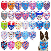 Bandana patriótica de Pai Sence para perro, ideal para desfiles y fiestas.