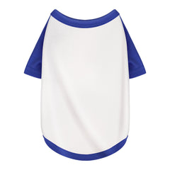 Paiaite camisa para perro bloque de color blanco, vista frontal para paseo cómodo