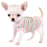 Paiaite camisa-perro-tanque-rosa-claro-01, ideal para paseos diarios con comodidad suave.