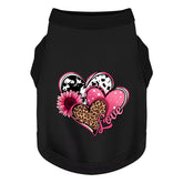 Camiseta Paiaite para perro de algodón suave, vista frontal, comodidad diaria