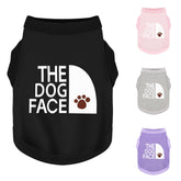 Paiaite camiseta perro cara-del-perro negro, perfecto para paseos diarios.