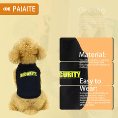 Paiaite camiseta perro con gráficos llamativos, estética divertida para salidas al parque.