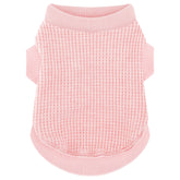 Paiaite camiseta para perro pequeño rosa frontal: ideal para paseos y juego.