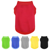 Paiaite camiseta para perro sin mangas en colores vivos, ideal para paseos cómodos.
