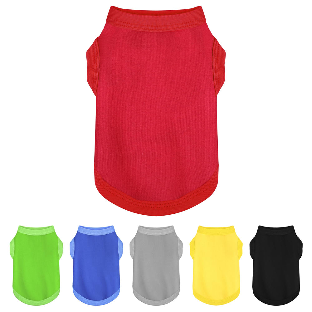 Paiaite camiseta sin mangas para perros, colorida y cómoda para paseos.