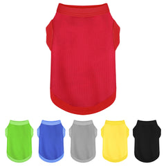 Paiaite camiseta sin mangas para perros, colorida y cómoda para paseos.