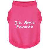 Paiaite Camiseta para perro sin mangas con impresión mamá favorita, ideal para paseos.